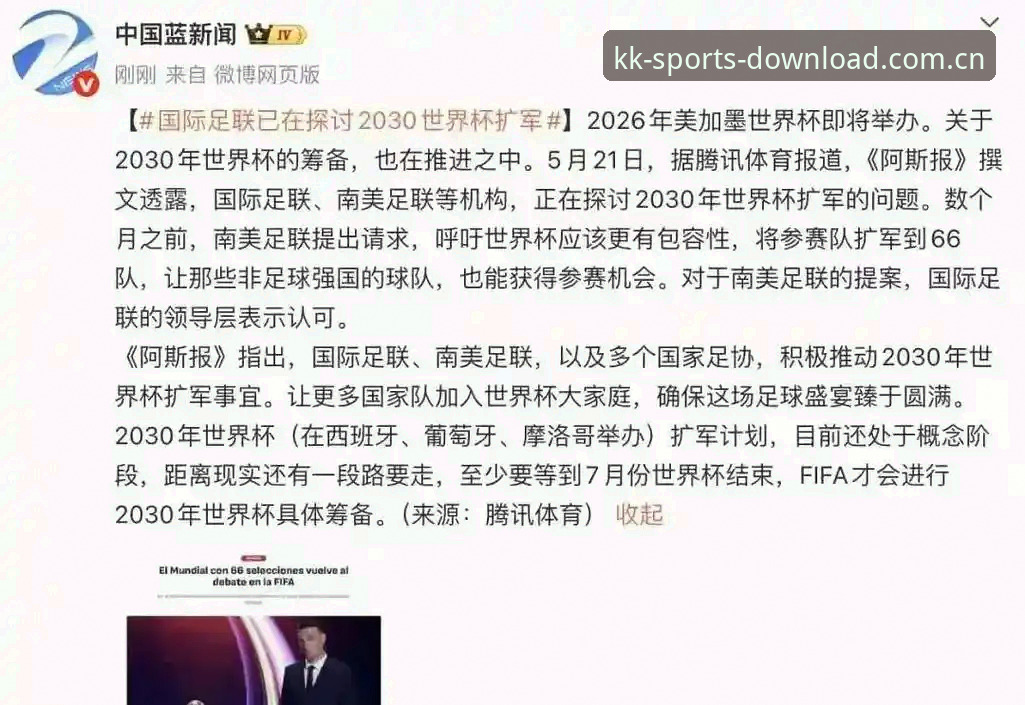 2030世界杯扩军至66队：中国男足参赛机会完整指南